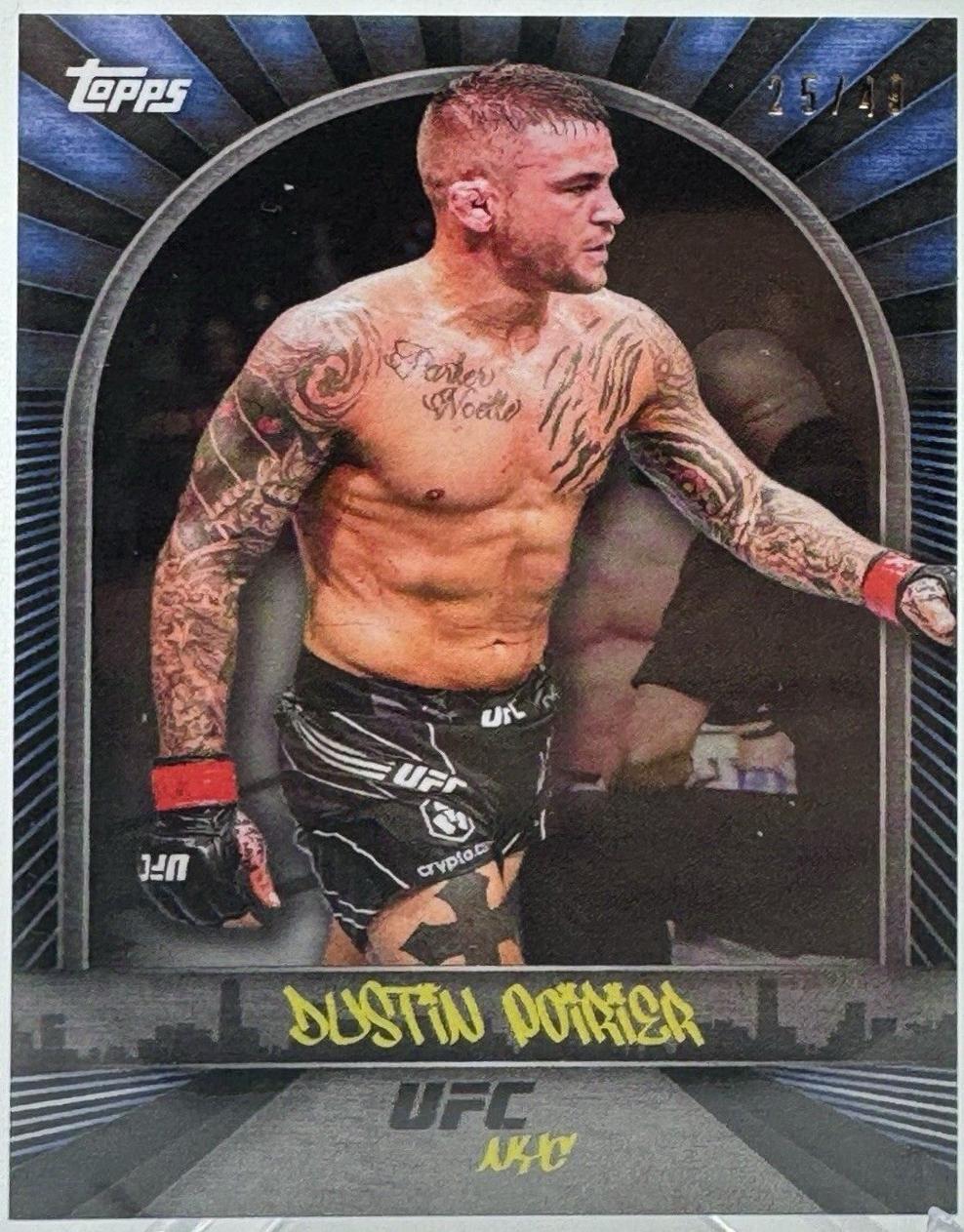 Dustin Poirier 2024 Topps UFC NYC Base #21 Blue
