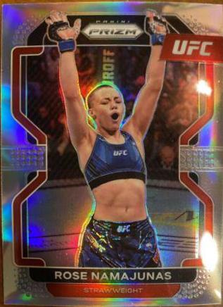 Rose Namajunas 2022 Panini Prizm UFC Base #142 Silver