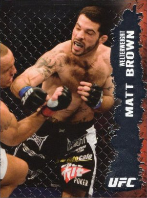 Matt Brown 2009 Topps UFC Round 2 Base #41 Bronze