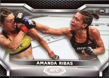 Amanda Ribas 2020 Topps UFC Knockout Base #43 Gold