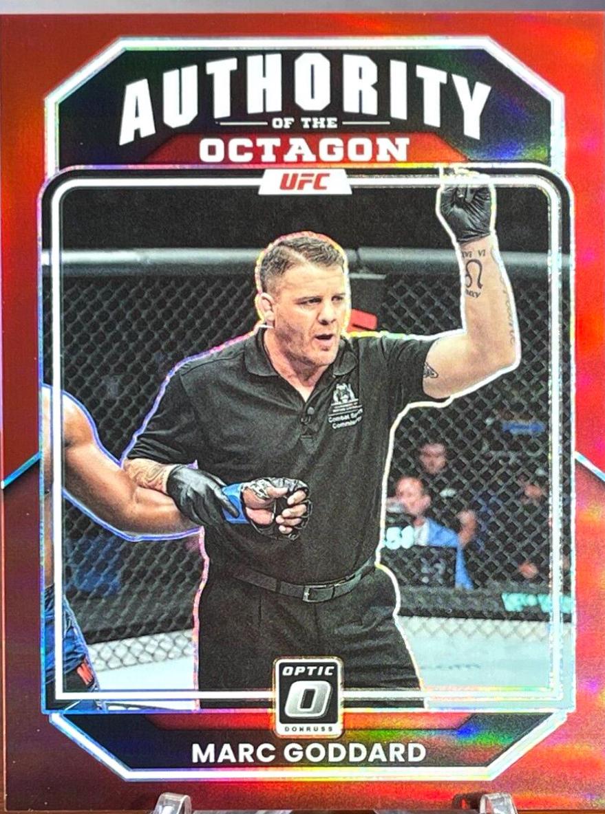 Marc Goddard 2023 Panini Donruss Optic UFC Base #147 Red