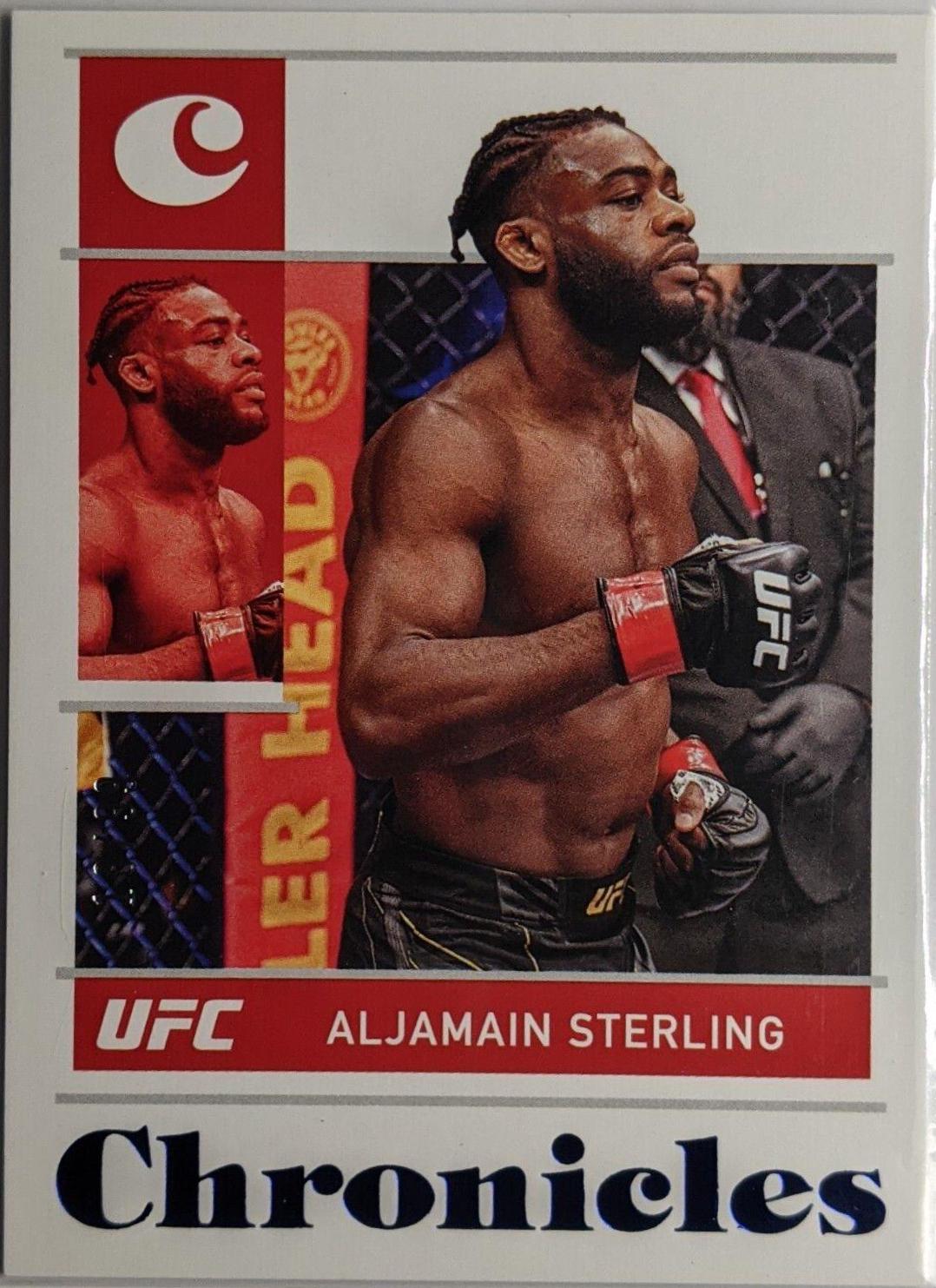 Aljamain Sterling 2022 Panini Chronicles UFC Base Chronicles #39 Blue