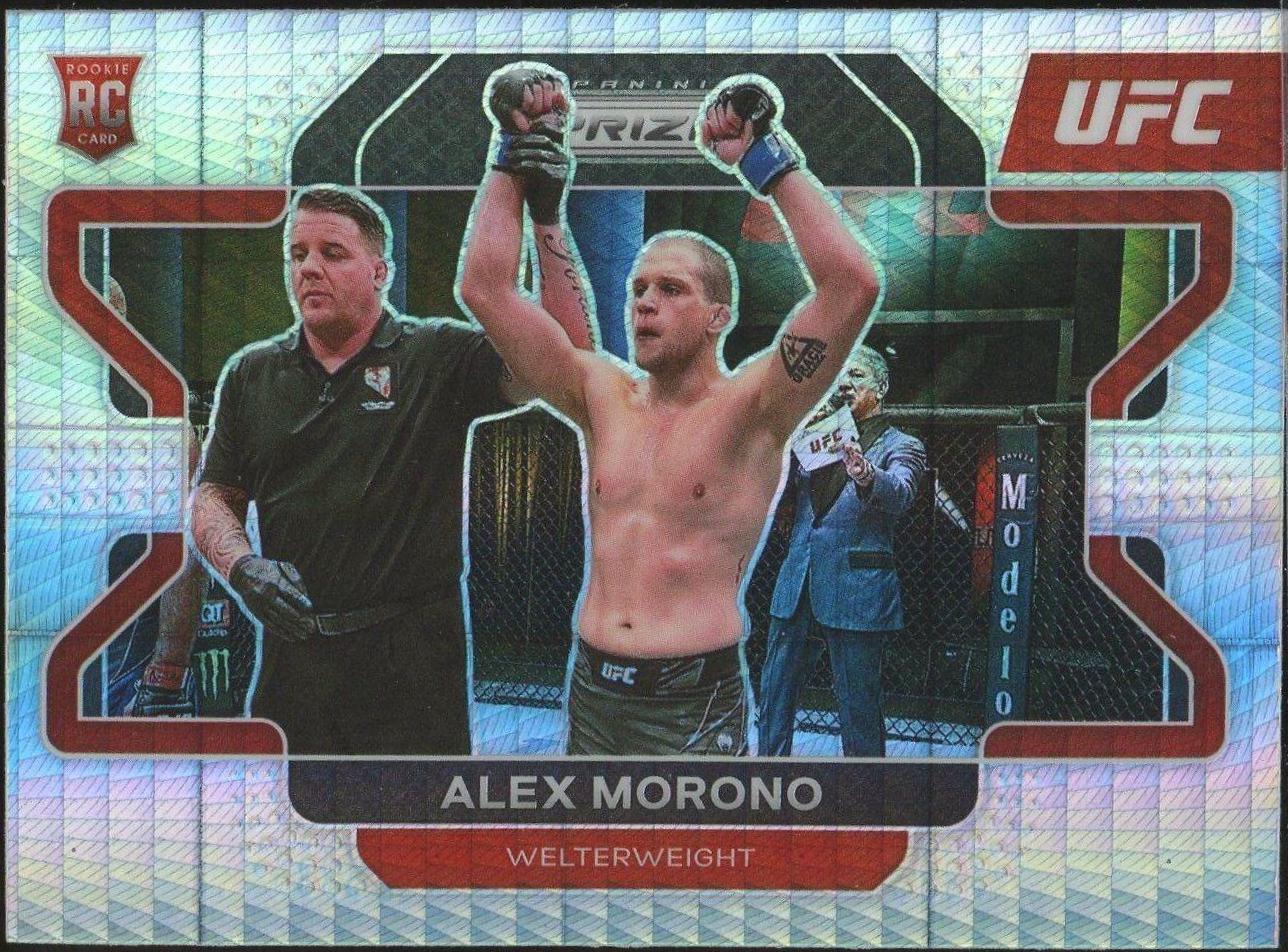 Alex Morono 2022 Panini Prizm UFC Base #25 Hyper