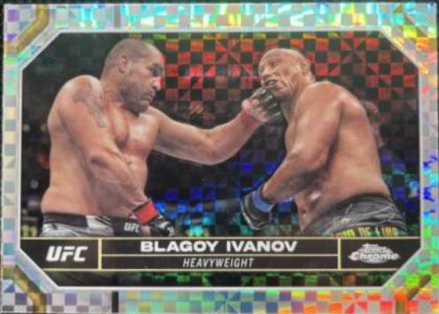 Blagoy Ivanov 2024 Topps Chrome UFC Base #28 Refractor