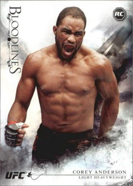Corey Anderson 2014 Topps UFC Bloodlines Base #5 Black