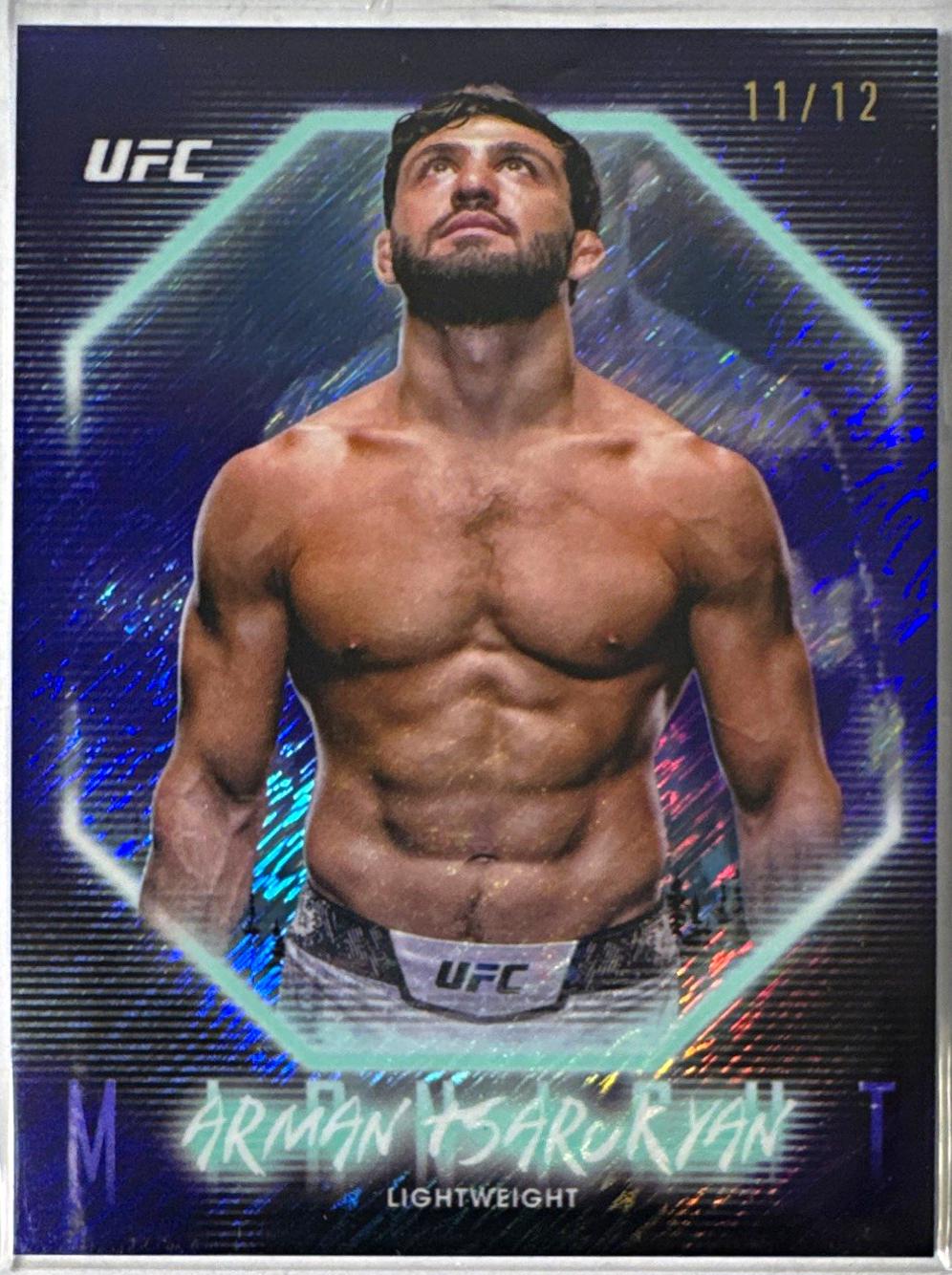 Arman Tsarukyan 2025 Topps Midnight UFC Base #57 Midnight