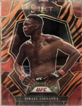 Israel Adesanya 2023 Panini Select UFC Premier Level #192 Tiger