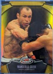 Wanderlei Silva 2012 Topps Finest UFC Base #79 Gold