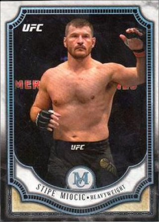 Stipe Miocic 2018 Topps UFC Museum Collection Base #1 Copper