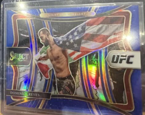 Dominick Reyes 2021 Panini Select UFC Premier Level #112 Blue