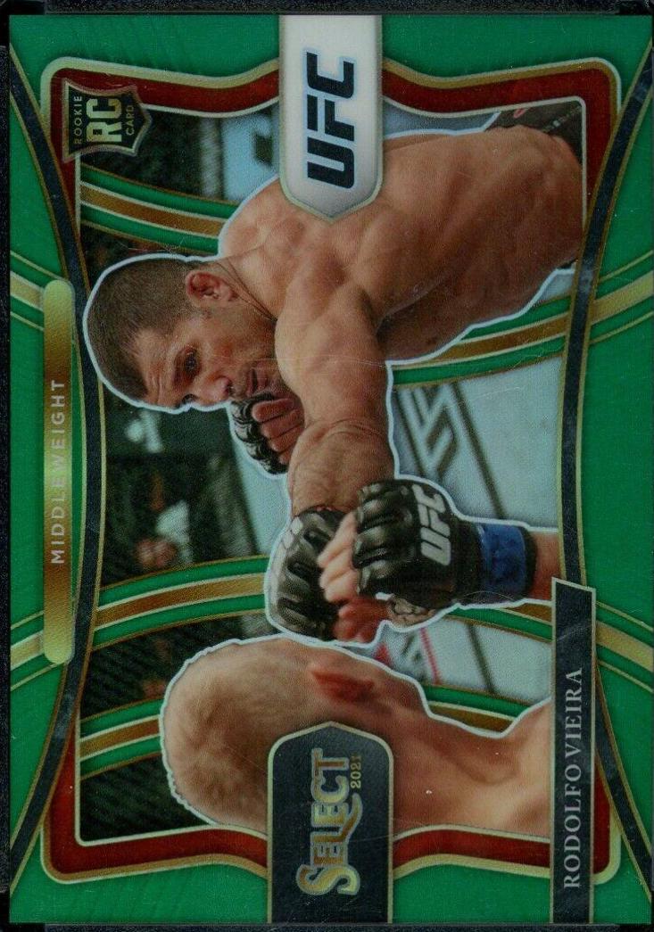 Rodolfo Vieira 2021 Panini Select UFC Premier Level #188 Green