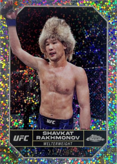 Shavkat Rakhmonov 2024 Topps Chrome UFC Base #177 Speckle Refractor