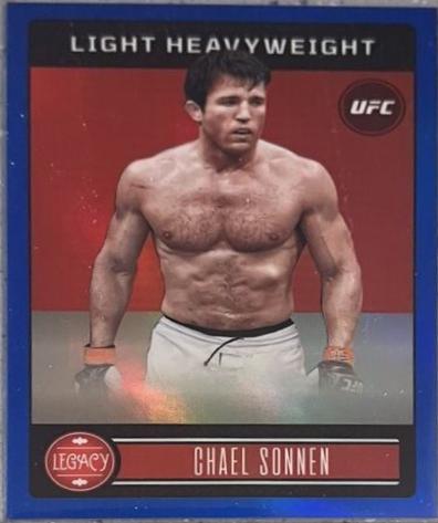 Chael Sonnen 2023 Panini Chronicles UFC Base Legacy Premium Edition #328 Blue