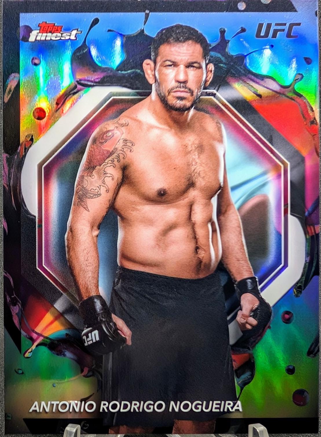 Antonio Rodrigo Nogueira 2024 Topps Finest UFC Base Rare #222 Refractor