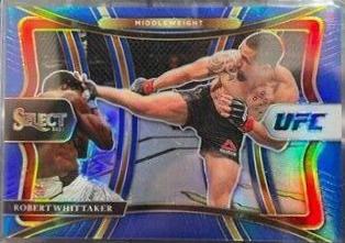 Robert Whittaker 2021 Panini Select UFC Premier Level #107 Blue