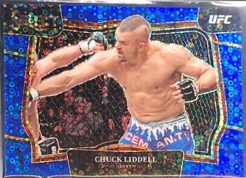 Chuck Liddell 2023 Panini Select UFC Octagonside #276 Blue Disco