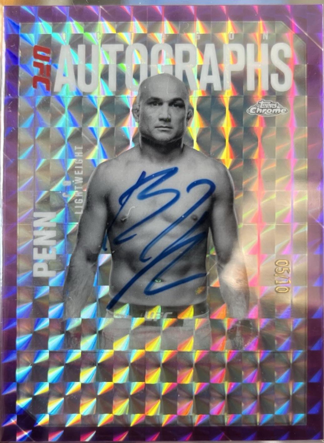 Valentina Shevchenko 2025 Topps Chrome UFC UFC Signatures #SIG-VS Geometric Purple Refractor