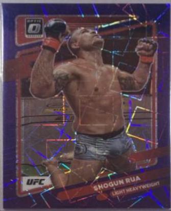 Mauricio Rua 2022 Panini Donruss Optic UFC Base #13 Purple Velocity