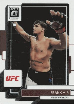 Frank Mir 2023 Panini Donruss Optic UFC Base #22 Red