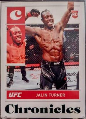 Jalin Turner 2022 Panini Chronicles UFC Base Chronicles #89 Green