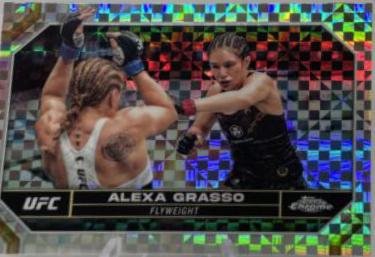 Alexa Grasso 2024 Topps Chrome UFC Base #6 X-Fractor