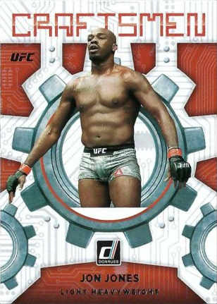Jon Jones 2022 Panini Donruss UFC Craftsmen #15 Gold