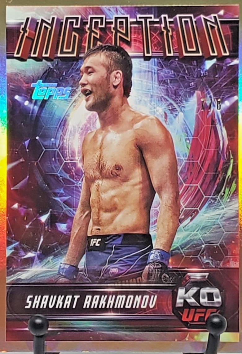 Shavkat Rakhmonov 2025 Topps Knockout UFC Inception #IN-3 Gold