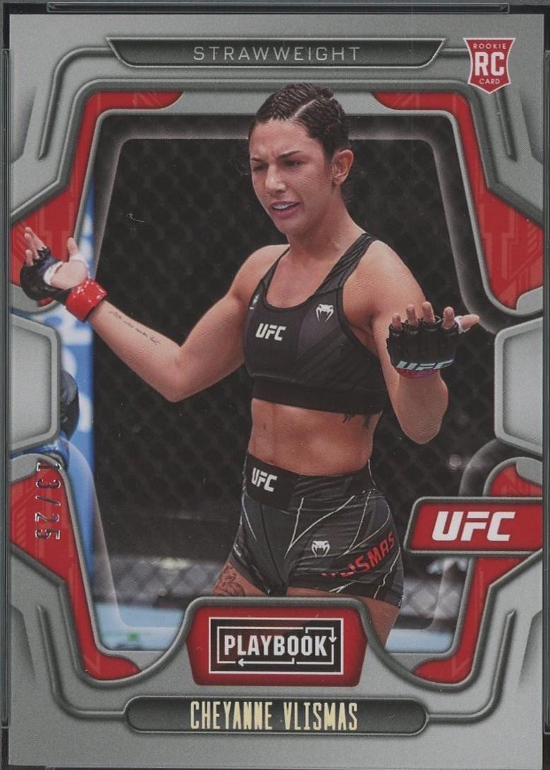 Cheyanne Vlismas 2023 Panini Chronicles UFC Base Playbook #120 Silver