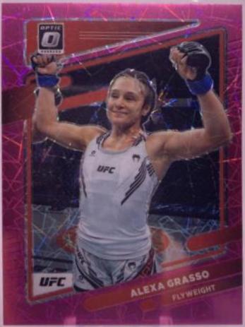 Alexa Grasso 2022 Panini Donruss Optic UFC Base #91 Pink Velocity