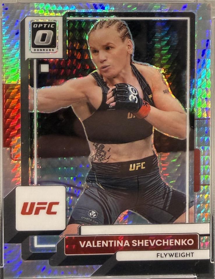 Valentina Shevchenko 2023 Panini Donruss Optic UFC Base #77 Lucky Envelopes