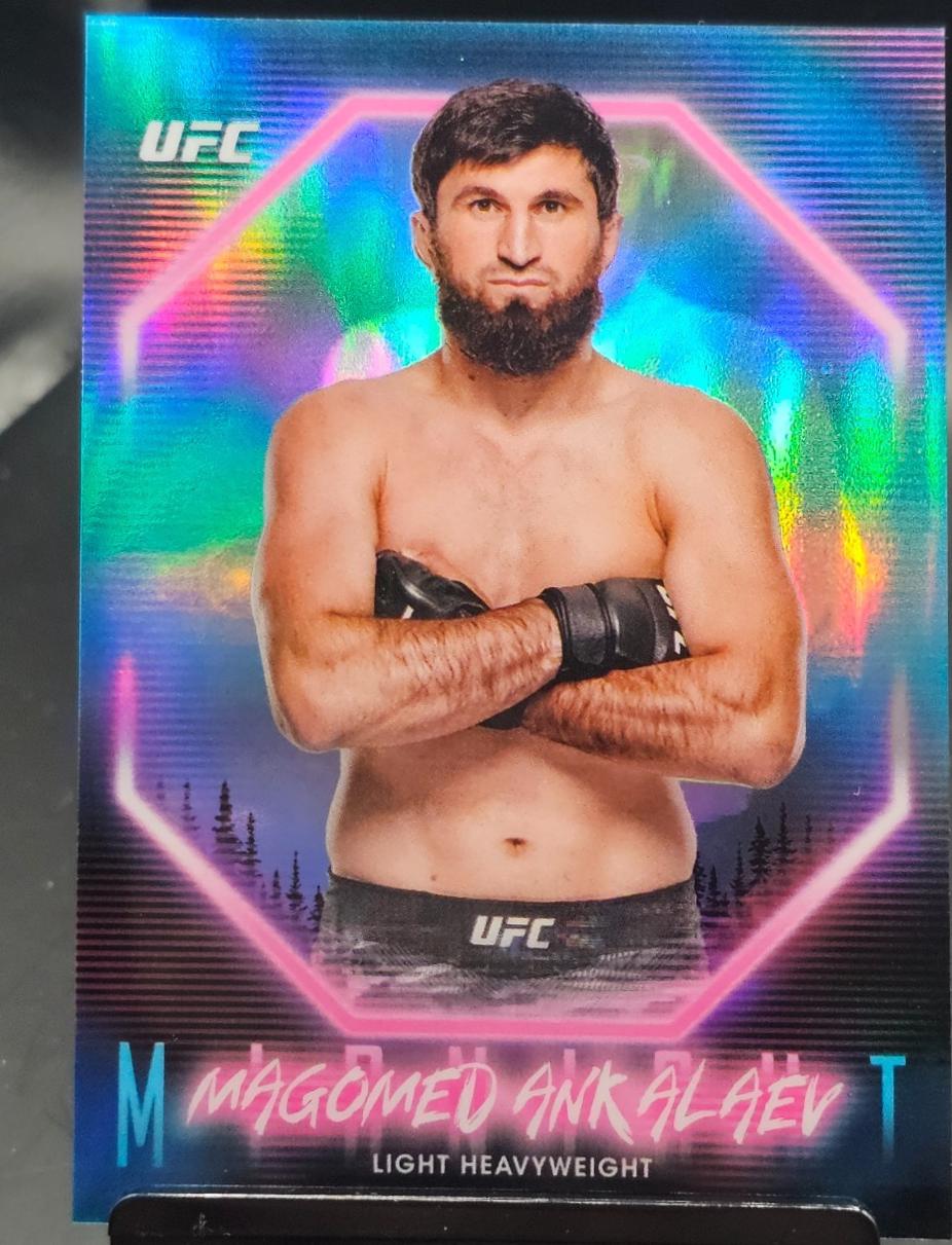 Magomed Ankalaev 2025 Topps Midnight UFC Base #78 Zodiac