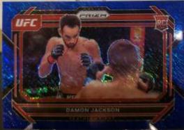 Damon Jackson 2023 Panini Prizm UFC Base #50 Blue Shimmer