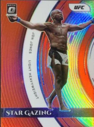 Jon Jones 2022 Panini Donruss Optic UFC Star Gazing #23 Red