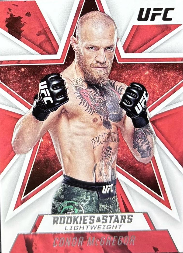 Conor McGregor 2021 Panini Chronicles UFC Base Rookies and Stars #89 Red