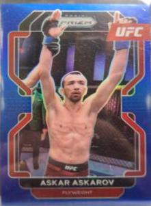 Askar Askarov 2022 Panini Prizm UFC Base #197 Blue