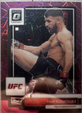 Yair Rodríguez 2023 Panini Donruss Optic UFC Base #11 Pink Velocity