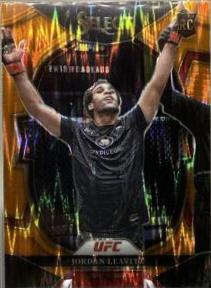 Jordan Leavitt 2023 Panini Select UFC Concourse #7 Orange Flash