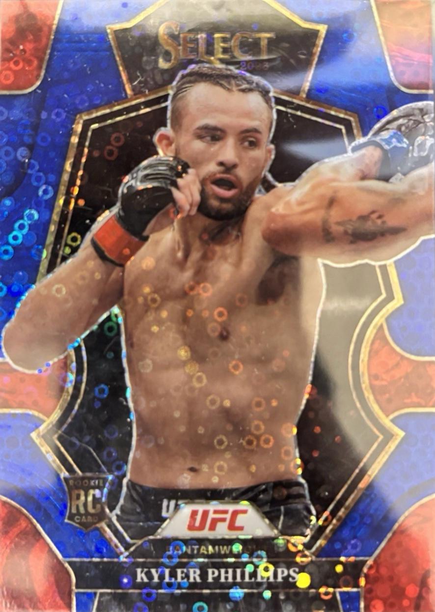 Kyler Phillips 2023 Panini Select UFC Premier Level #126 Blue Disco