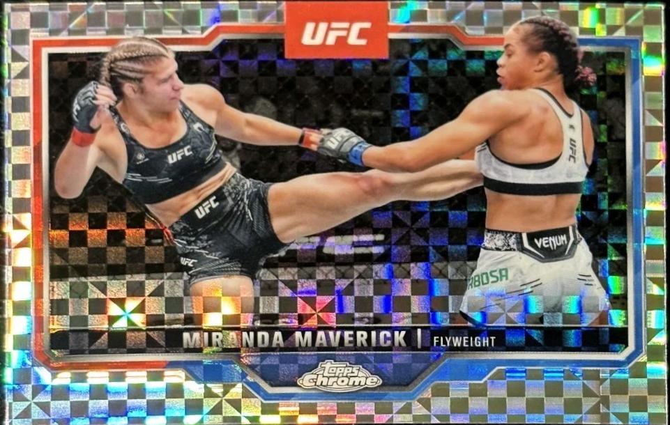 Miranda Maverick 2025 Topps Chrome UFC Base #5 X-Fractor