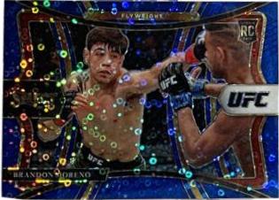 Brandon Moreno 2021 Panini Select UFC Premier Level #160 Blue Disco
