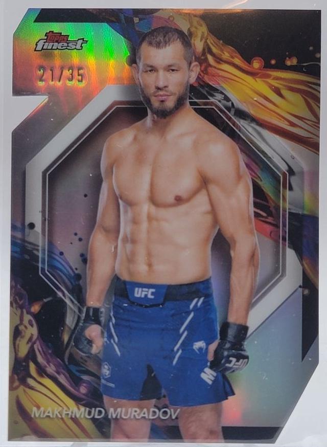 Makhmud Muradov 2024 Topps Finest UFC Base Uncommon #200 Die-Cut Refractor