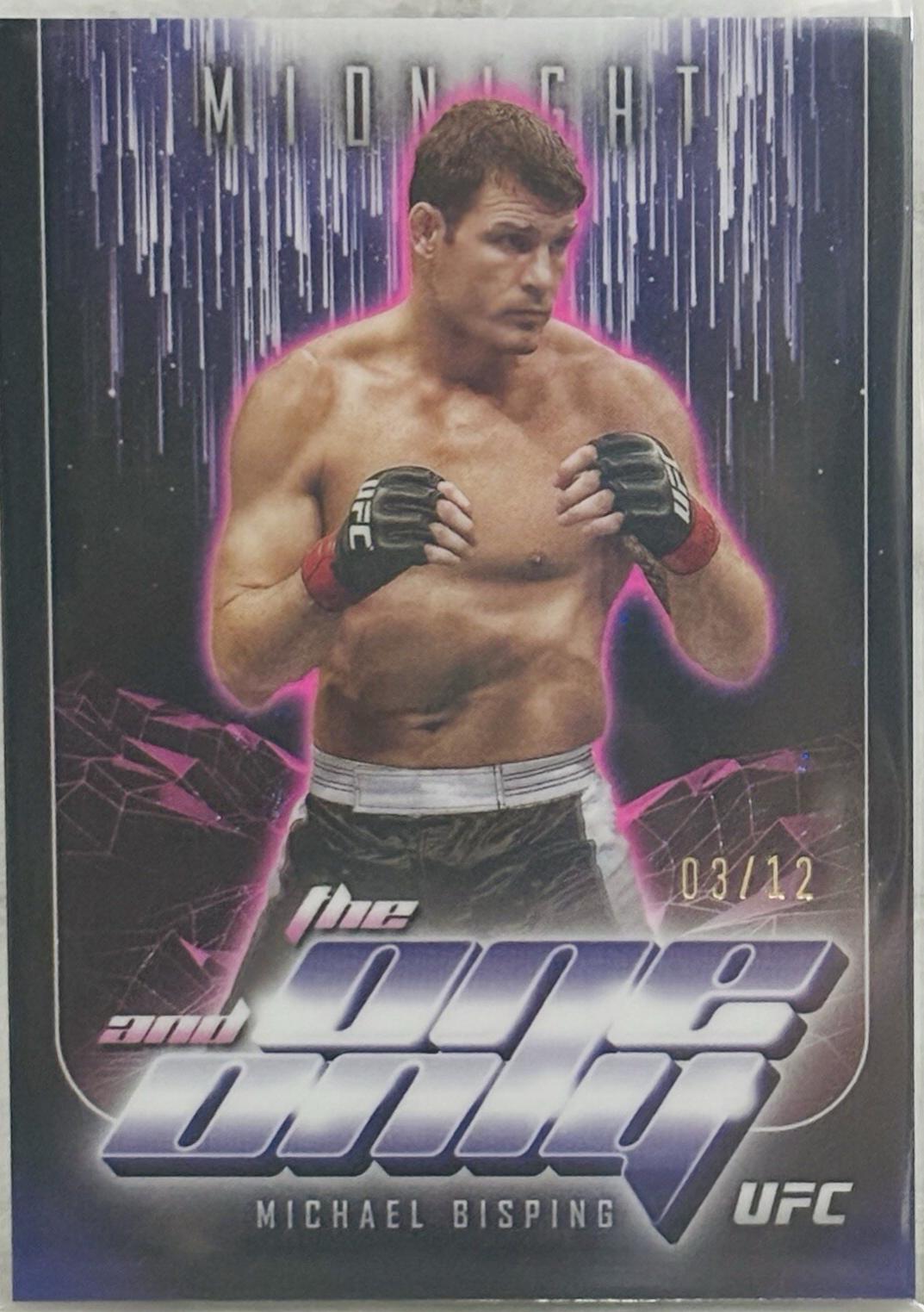 Michael Bisping 2024 Topps Midnight UFC The One and Only #TO-10 Midnight