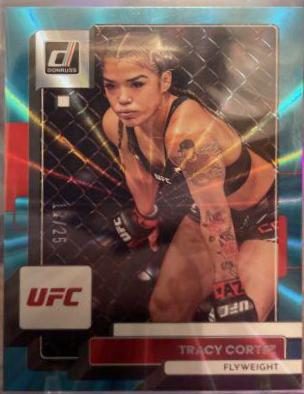 Tracy Cortez 2023 Panini Donruss UFC Base #41 Teal Laser