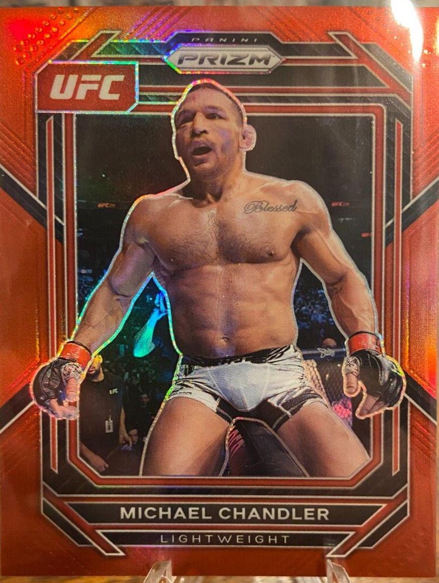 Michael Chandler 2023 Panini Prizm UFC Base #182 Red
