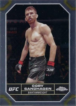 Cory Sandhagen 2024 Topps Chrome UFC Base #50 Superfractor