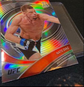 Nate Diaz 2021 Panini Chronicles UFC Base Spectra #292 Silver