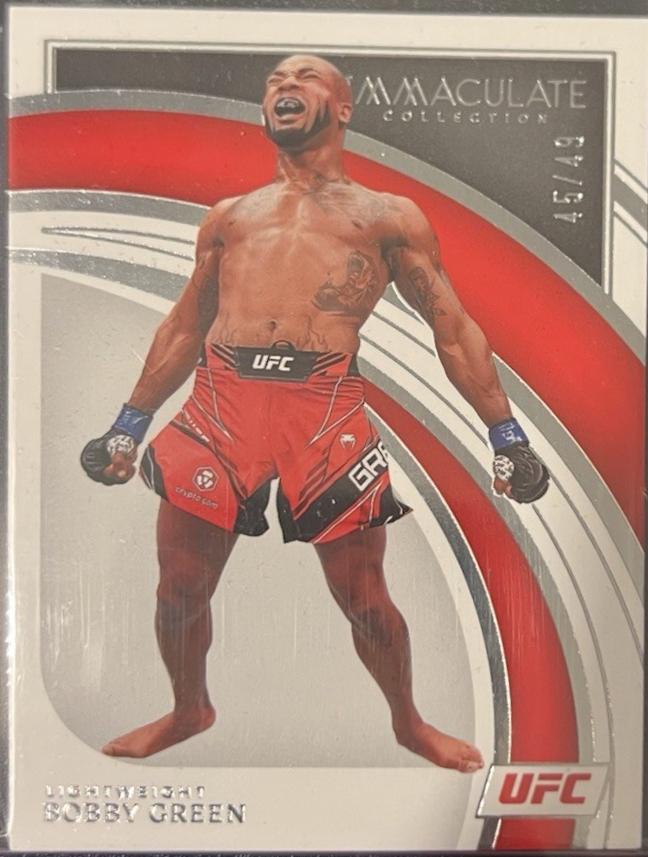 King Green 2022 Panini Immaculate UFC Base #39 Gold