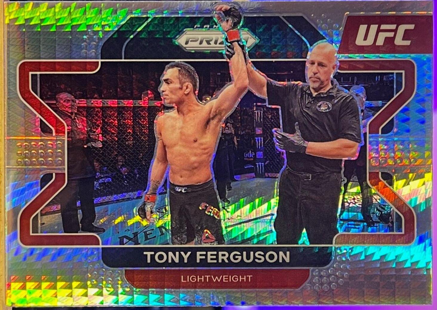 Tony Ferguson 2022 Panini Prizm UFC Base #22 Hyper
