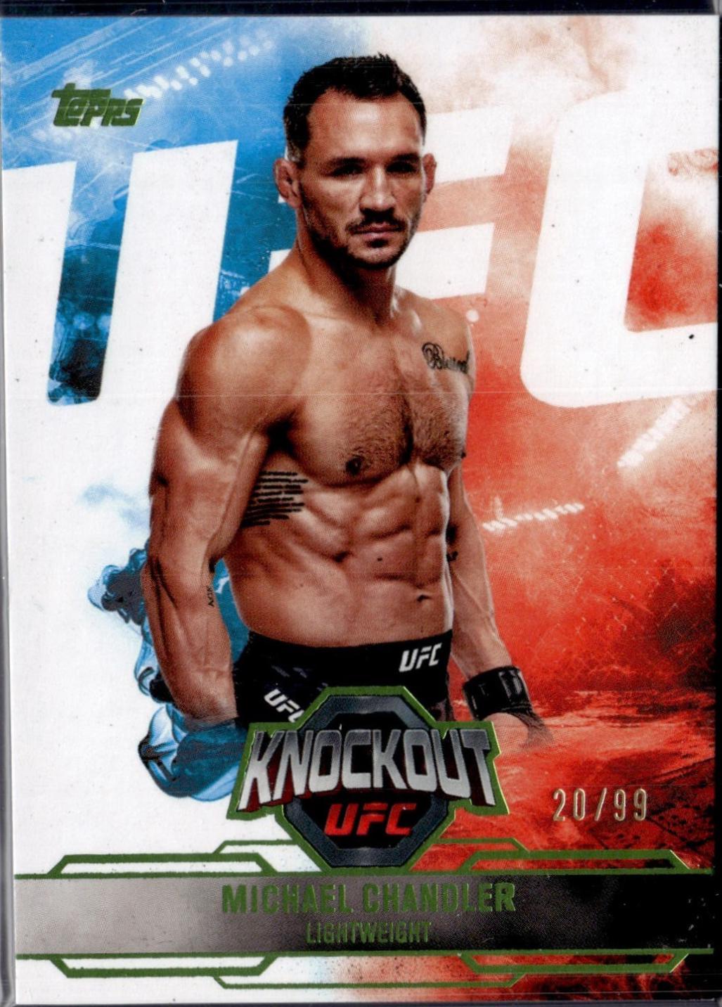 Michael Chandler 2025 Topps Knockout UFC Base #59 Lime Green