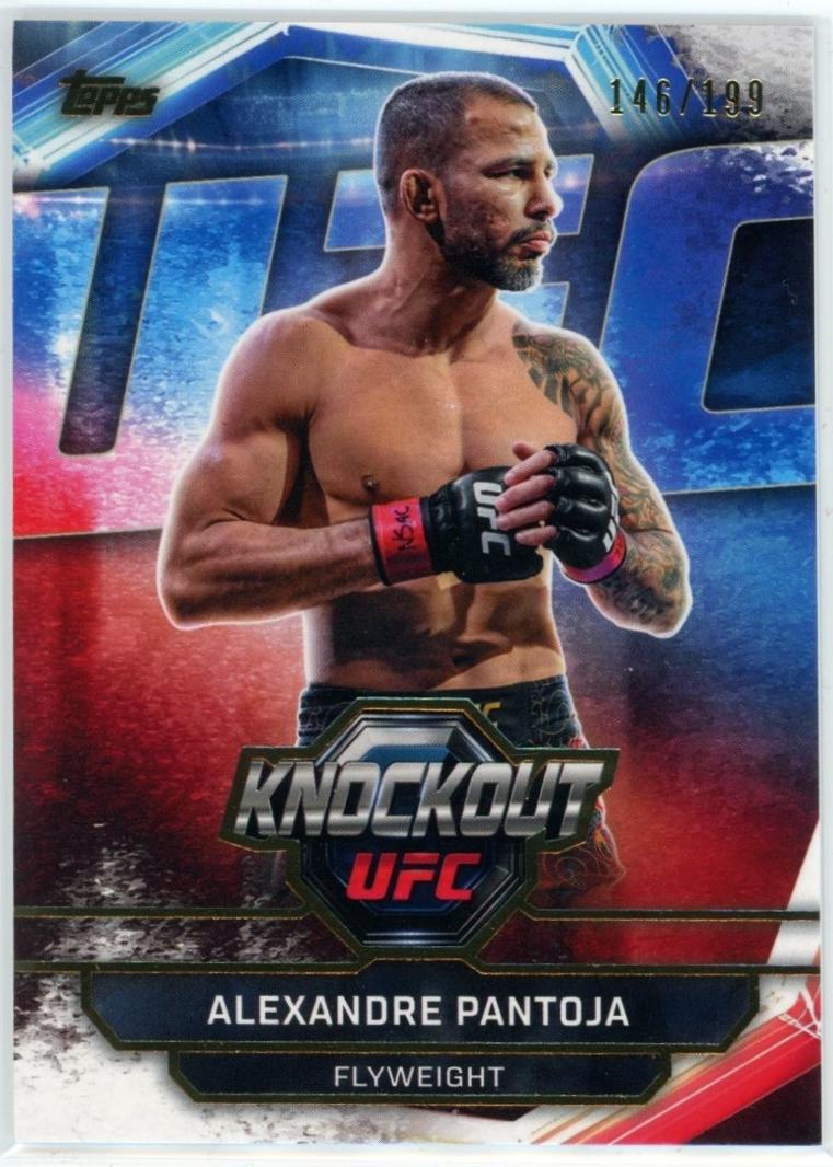 Alexandre Pantoja 2026 Topps Knockout UFC Base #15 Gold